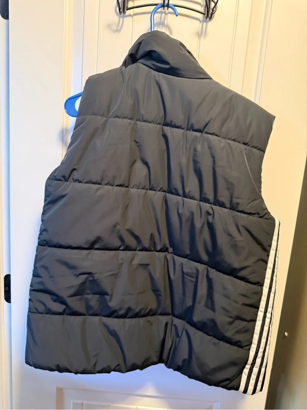 adidas Kids Black Quilted Puffer Vest